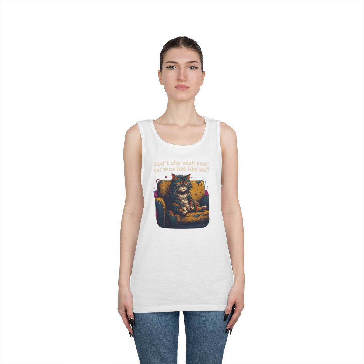 Color: White | Hot Like Me Tank Top
