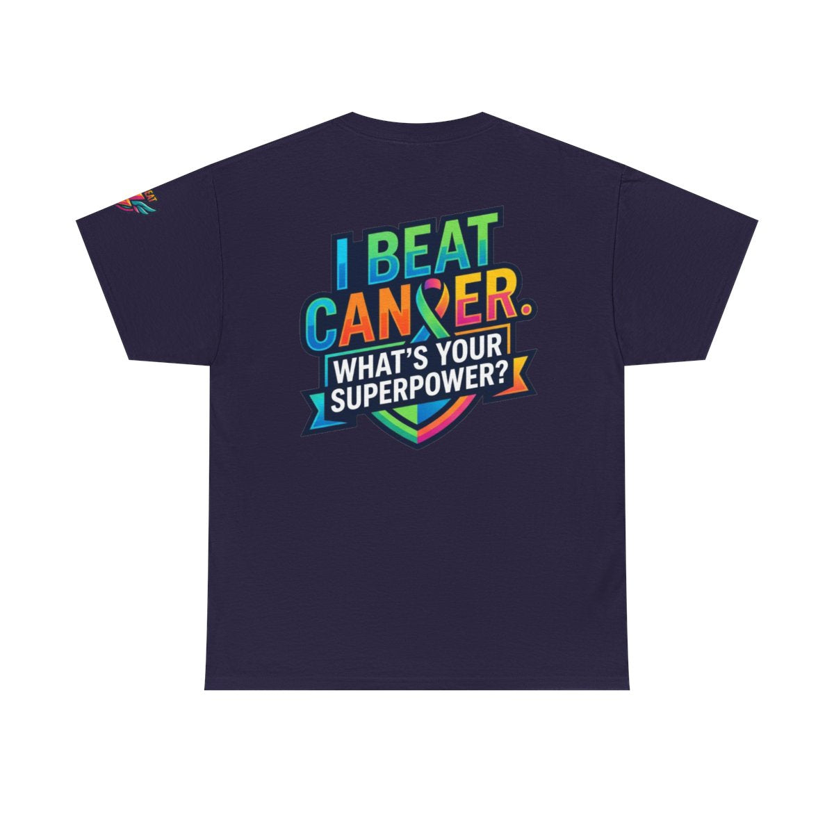Color: Blackberry | I Beat Cancer - What is Your Superpower Premium Graphic Tee