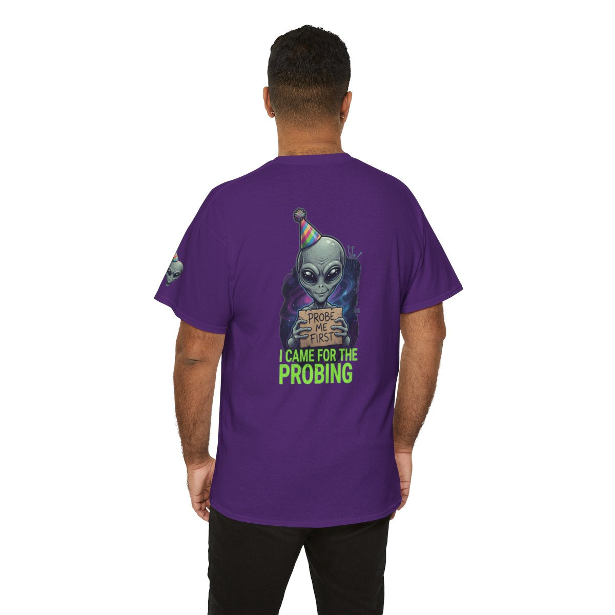 Color: Purple | I Came For the Probing Premium Graphic Tee