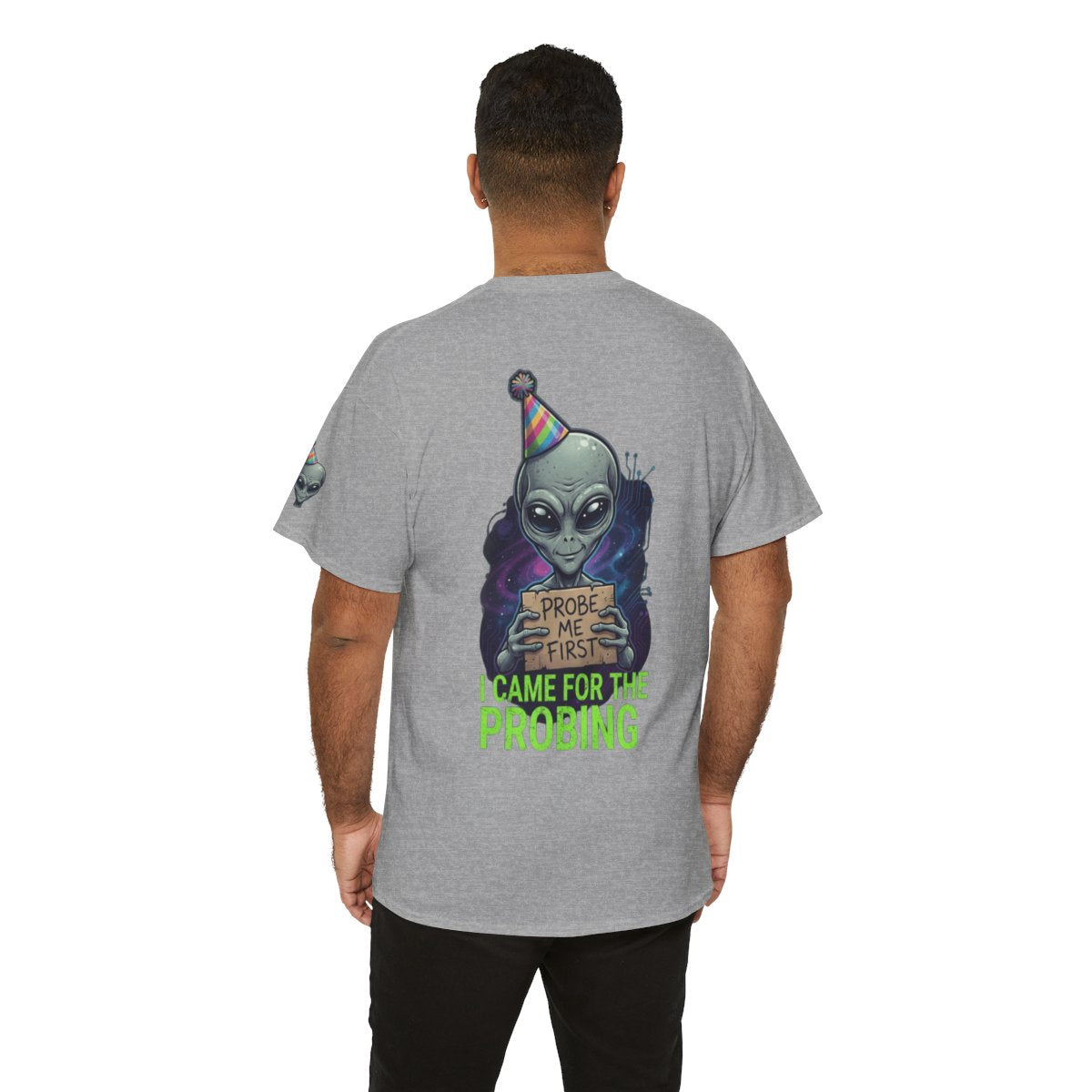 Color: Sport Grey | I Came For the Probing Premium Graphic Tee