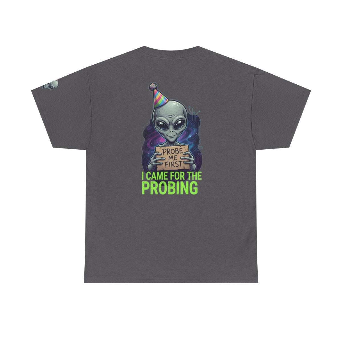 Color: Charcoal | I Came For the Probing Premium Graphic Tee