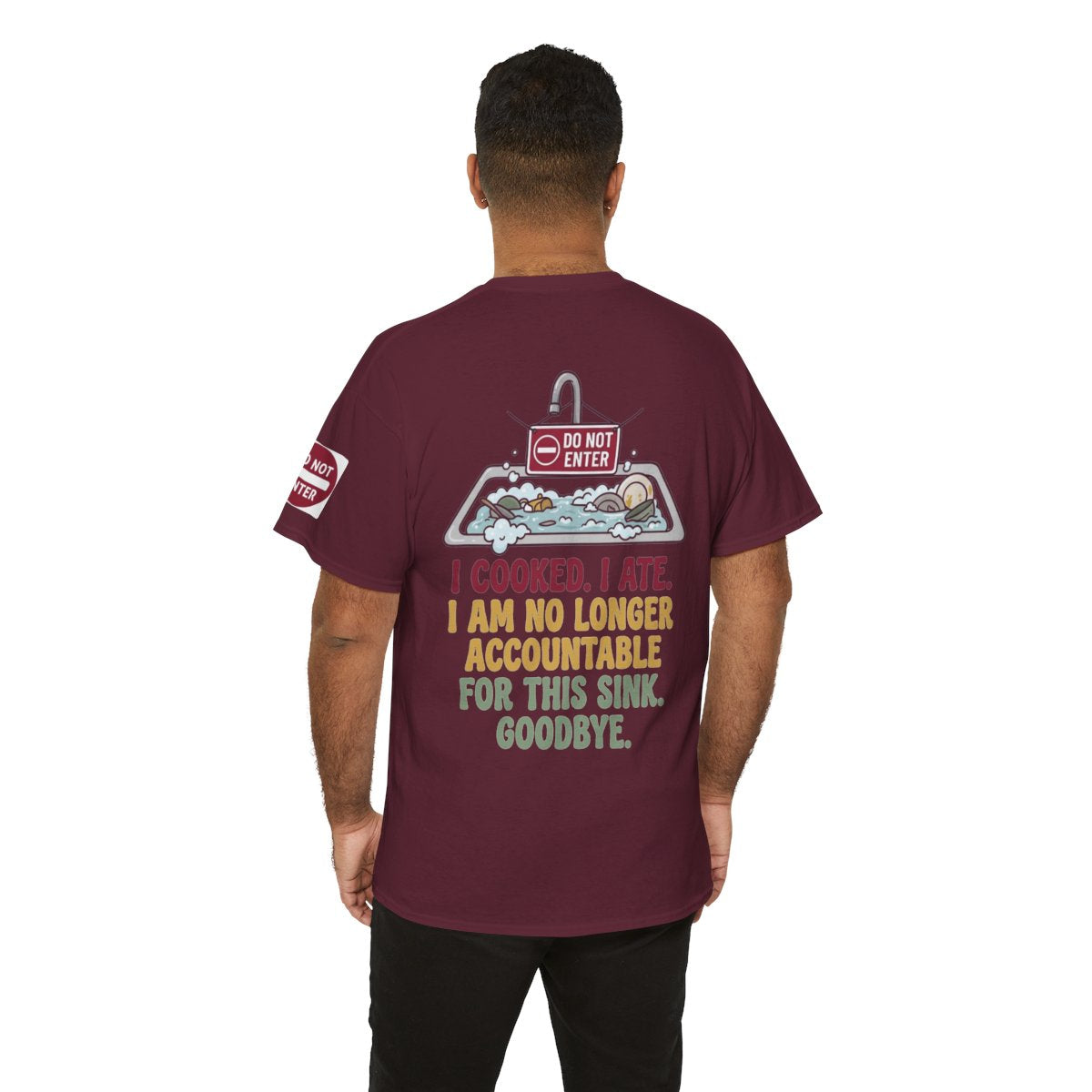 Color: Maroon | I Cooked I Ate Premium Graphic Tee