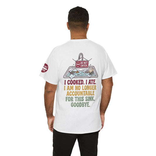Color: White | I Cooked I Ate Premium Graphic Tee