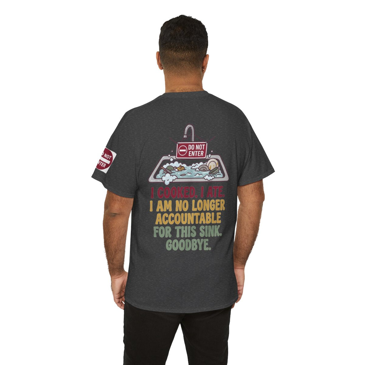 Color: Dark Heather | I Cooked I Ate Premium Graphic Tee