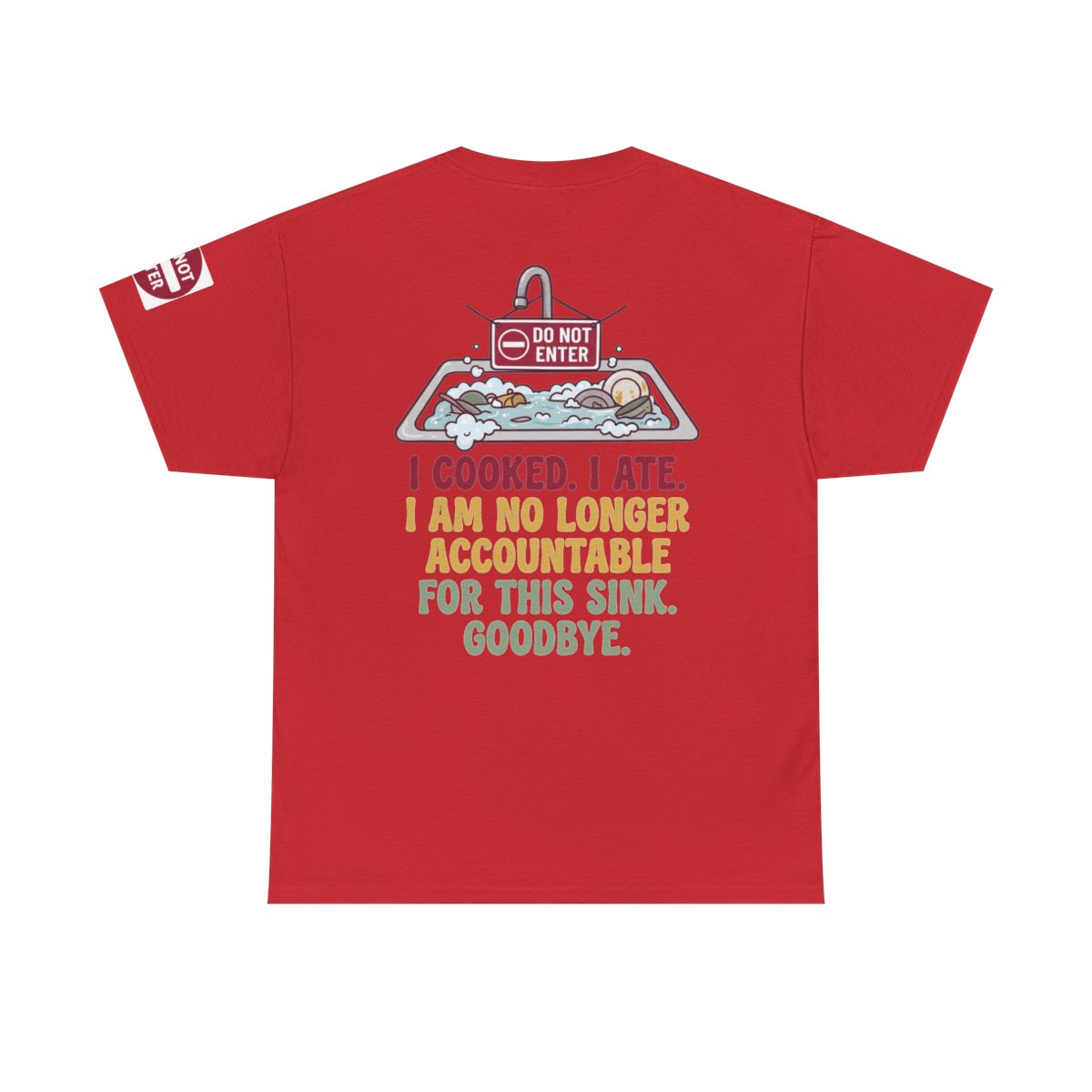 Color: Red | I Cooked I Ate Premium Graphic Tee
