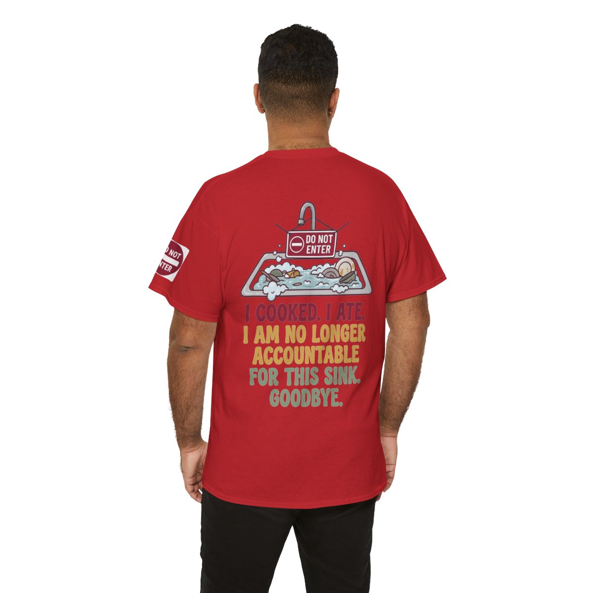 Color: Red | I Cooked I Ate Premium Graphic Tee
