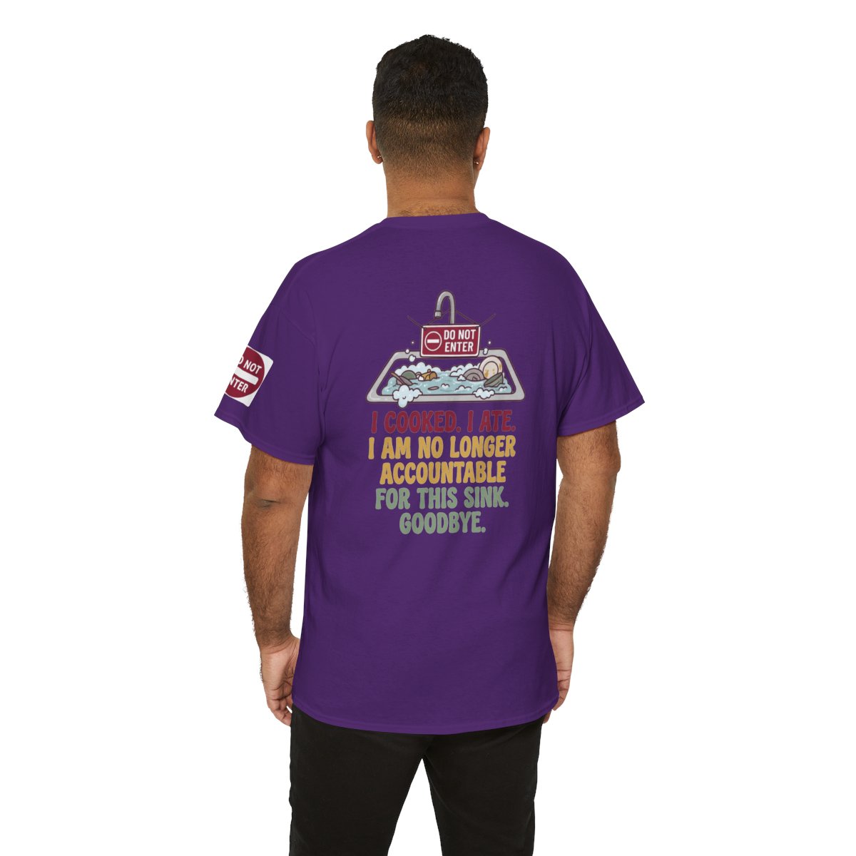 Color: Purple | I Cooked I Ate Premium Graphic Tee