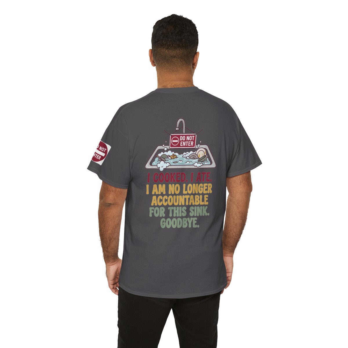 Color: Charcoal | I Cooked I Ate Premium Graphic Tee