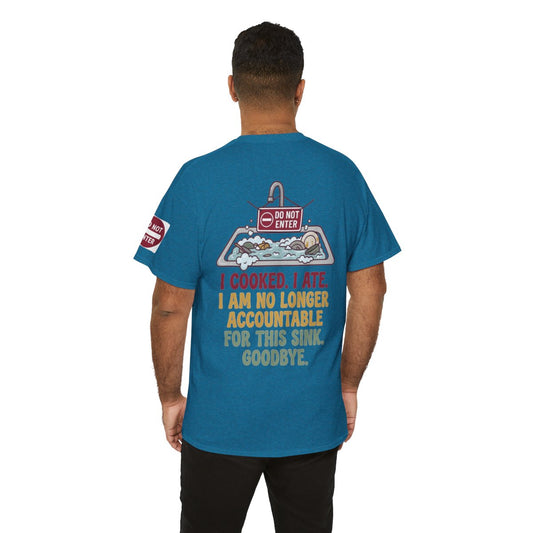 Color: Antique Sapphire | I Cooked I Ate Premium Graphic Tee