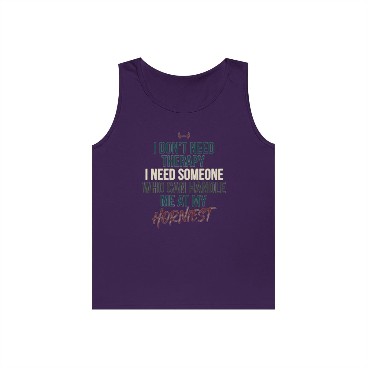 Color: Purple | I Don't Need Therapy Tank Top