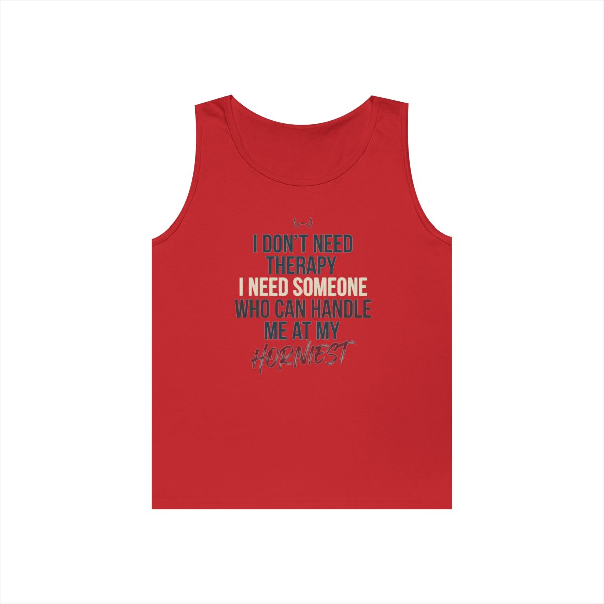 Color: Red | I Don't Need Therapy Tank Top