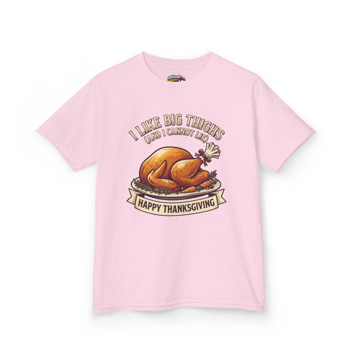 Color: Light Pink | I Like Big Thighs Kids Tee