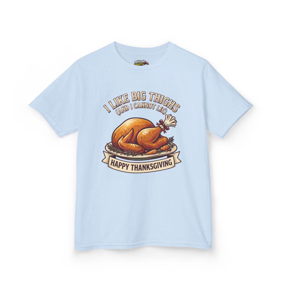 Color: Light Blue | I Like Big Thighs Kids Tee