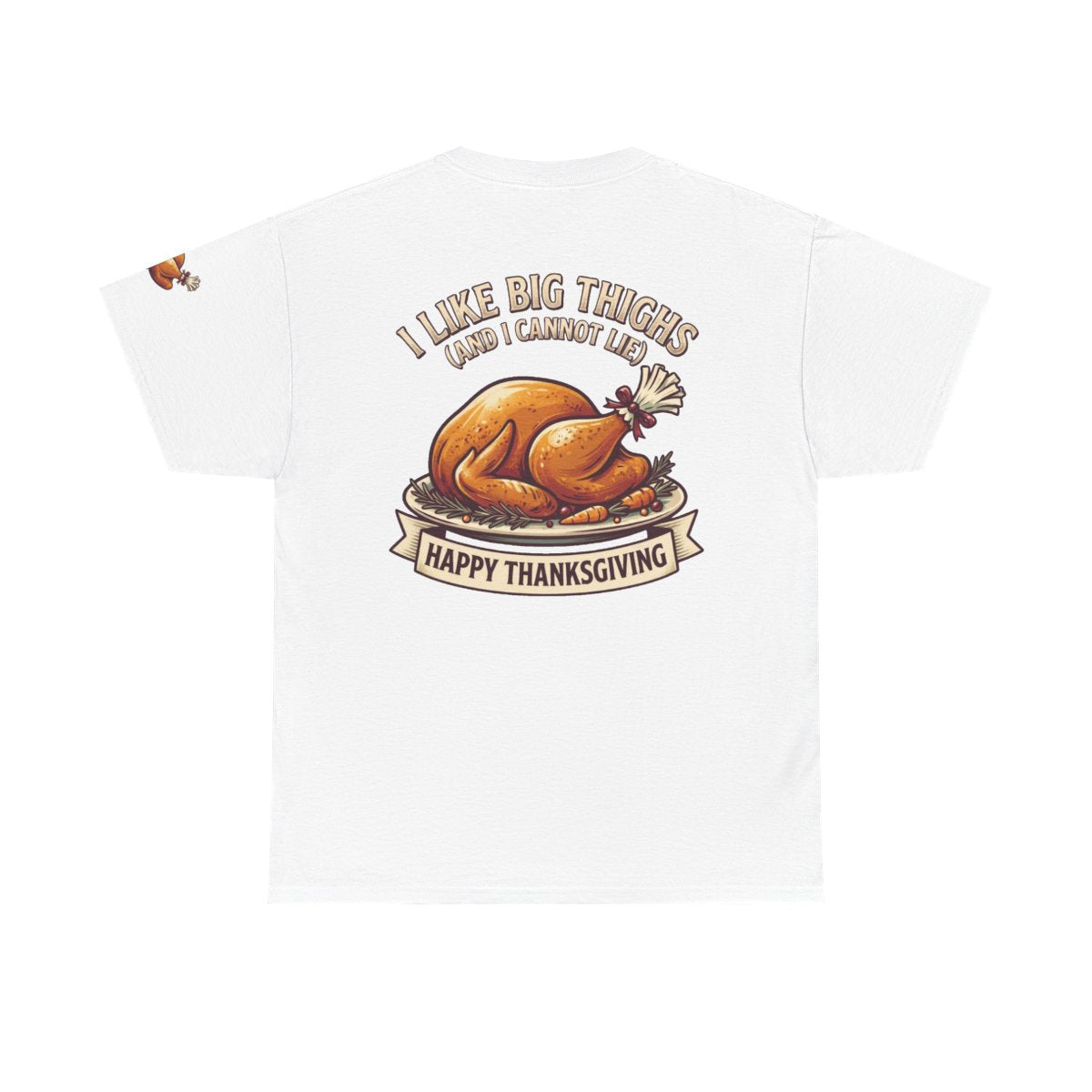 Color: White | I Like Big Thighs Premium Graphic Tee