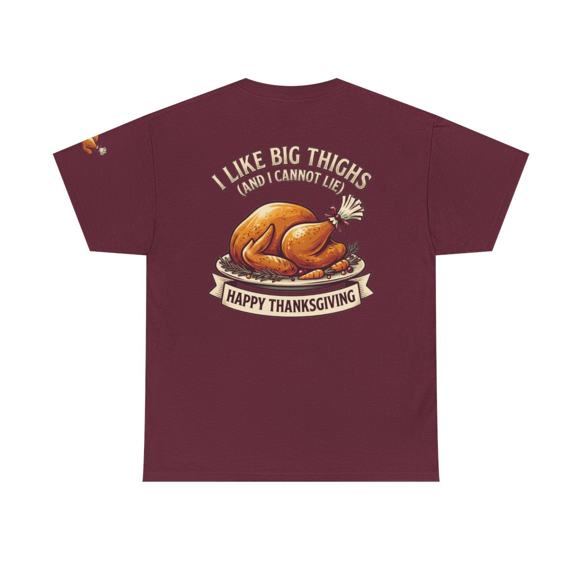 Color: Maroon | I Like Big Thighs Premium Graphic Tee