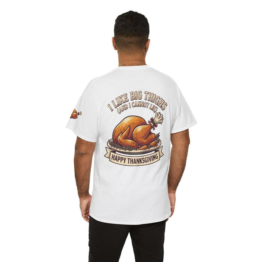Color: White | I Like Big Thighs Premium Graphic Tee