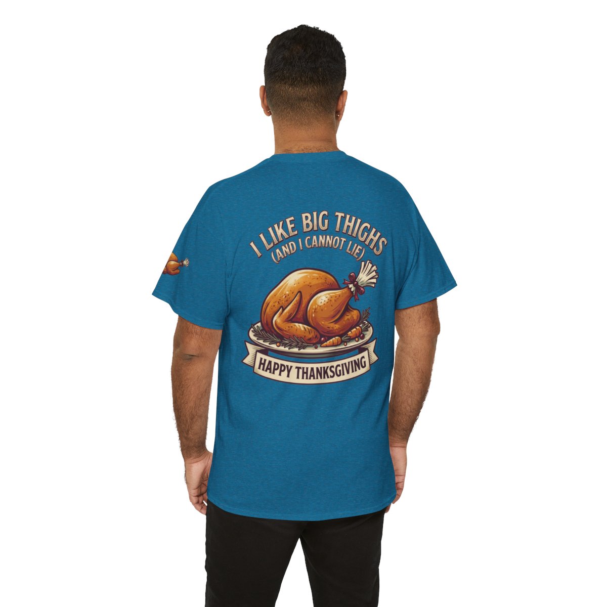 Color: Antique Sapphire | I Like Big Thighs Premium Graphic Tee