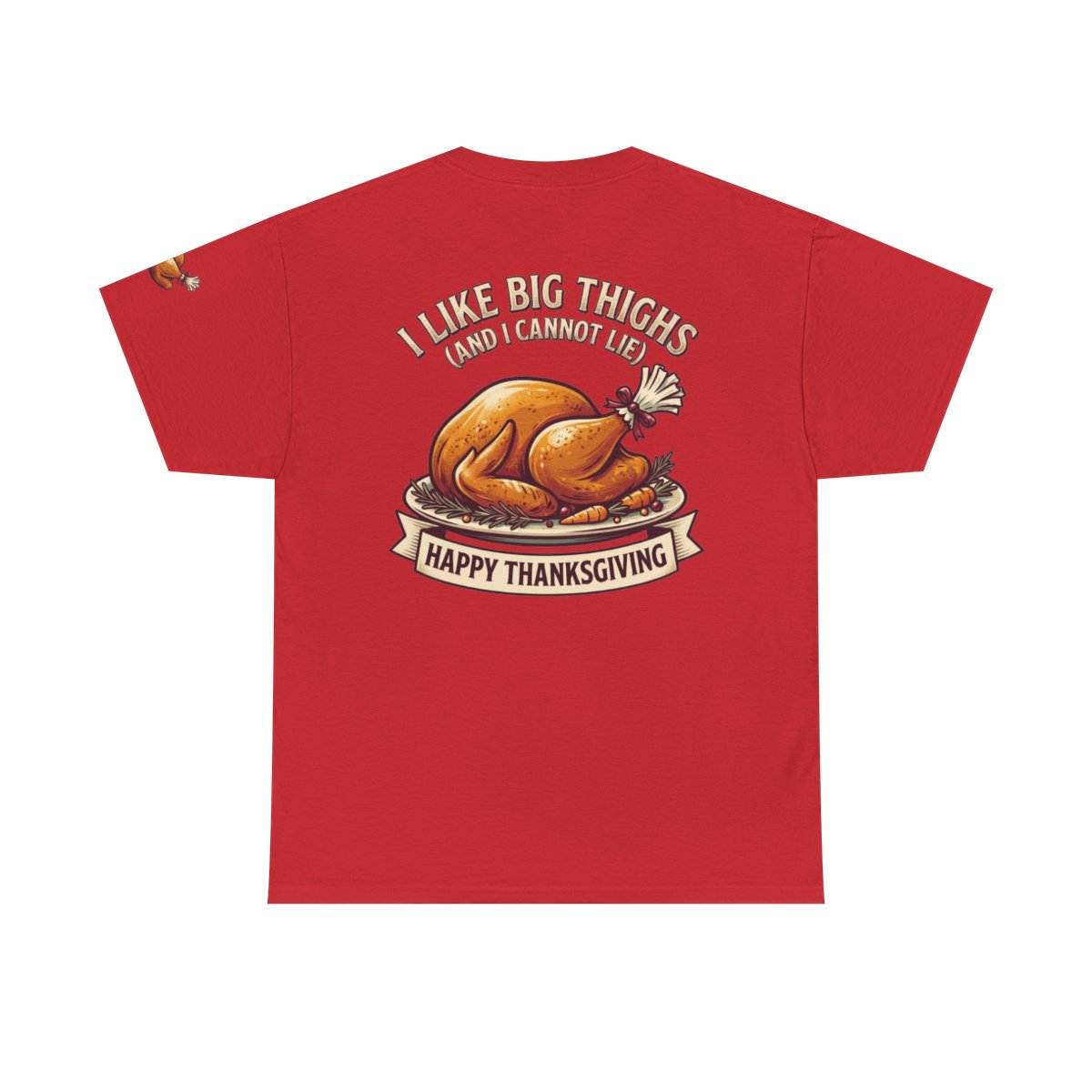 Color: Red | I Like Big Thighs Premium Graphic Tee