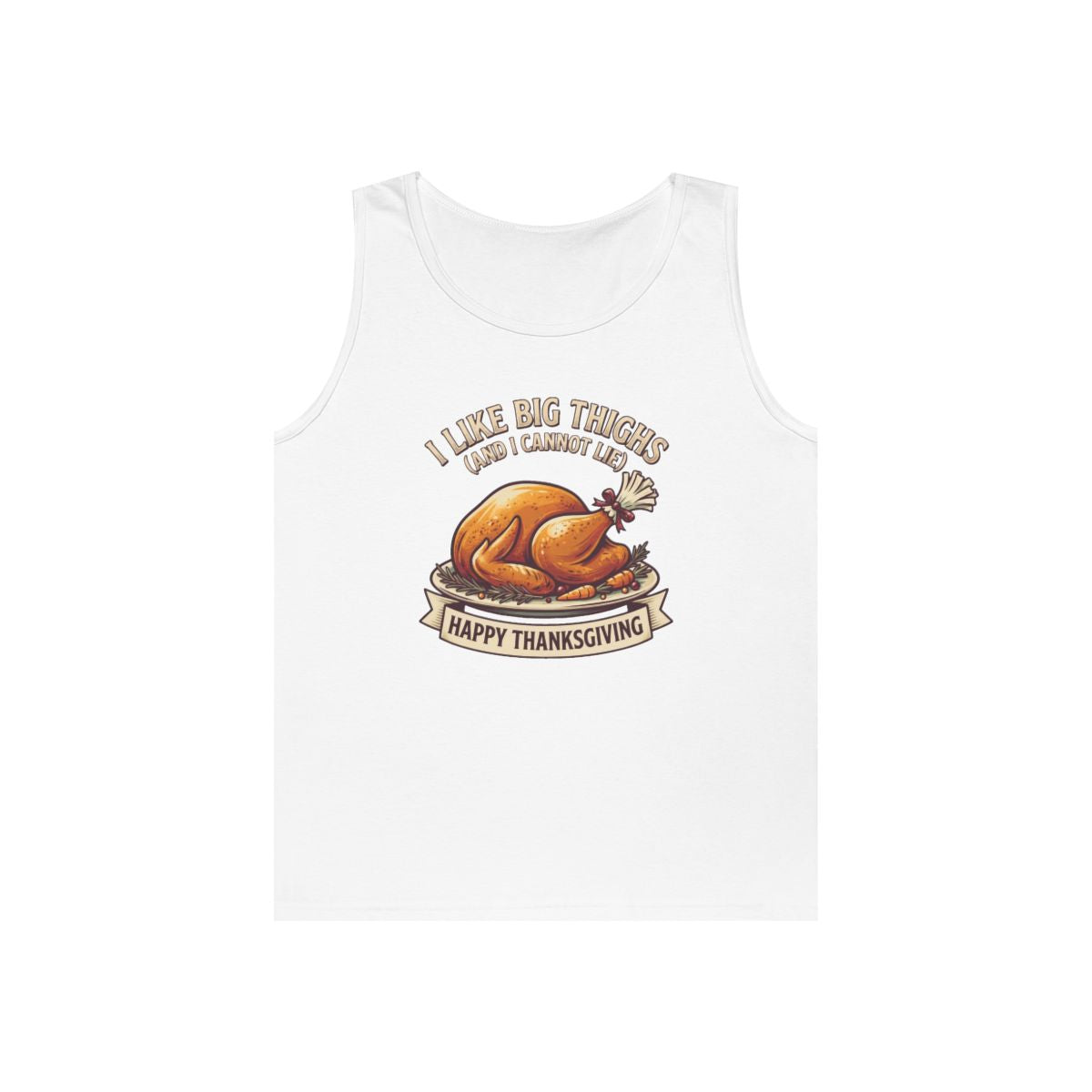 Color: White | I Like Big Thighs Tank Top