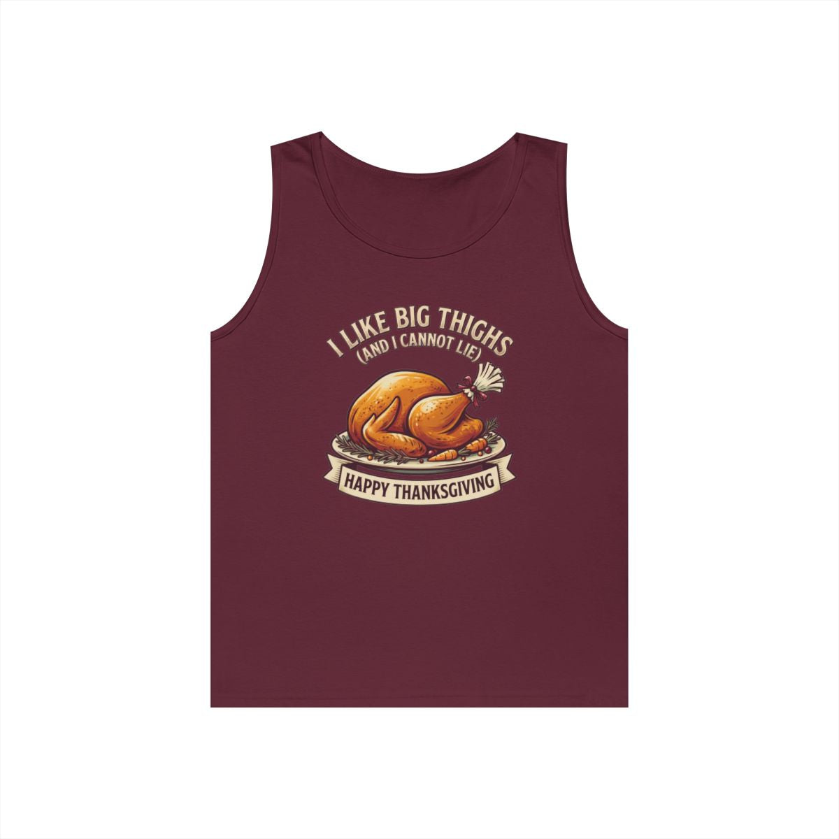 Color: Maroon | I Like Big Thighs Tank Top