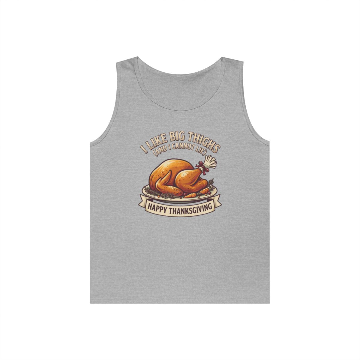 Color: Sport Grey | I Like Big Thighs Tank Top