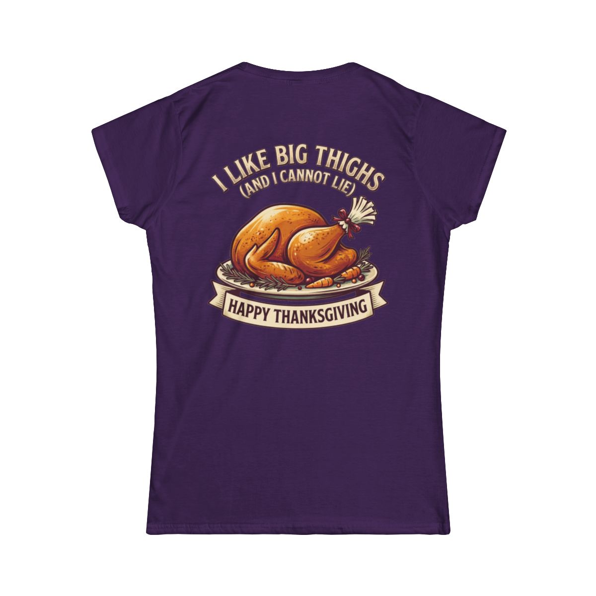Color: Purple | I Like Big Thighs Women's Tee