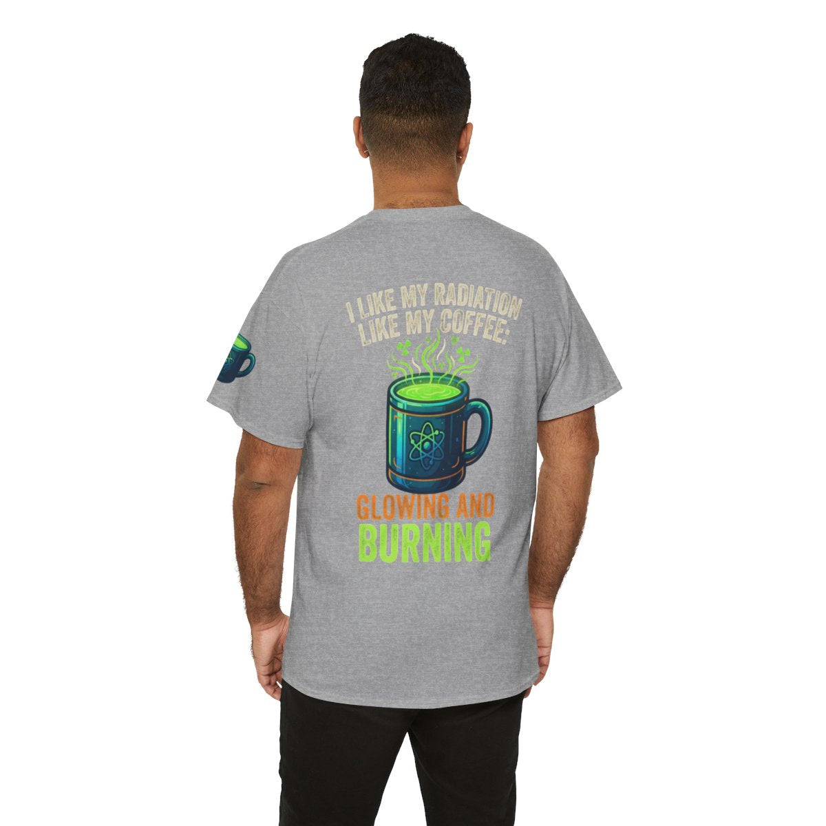 Color: Sport Grey | I Like My Radiation Like My Coffee Premium Graphic Tee