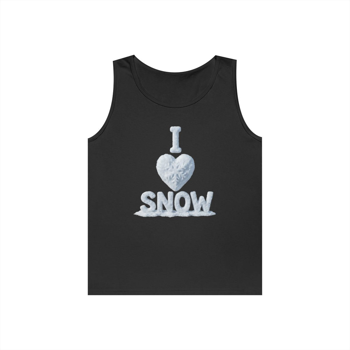 Color: Black | I Love Snow Tank Top
