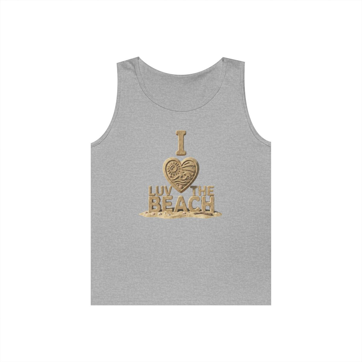 Color: Sport Grey | I Luv The Beach Tank Top