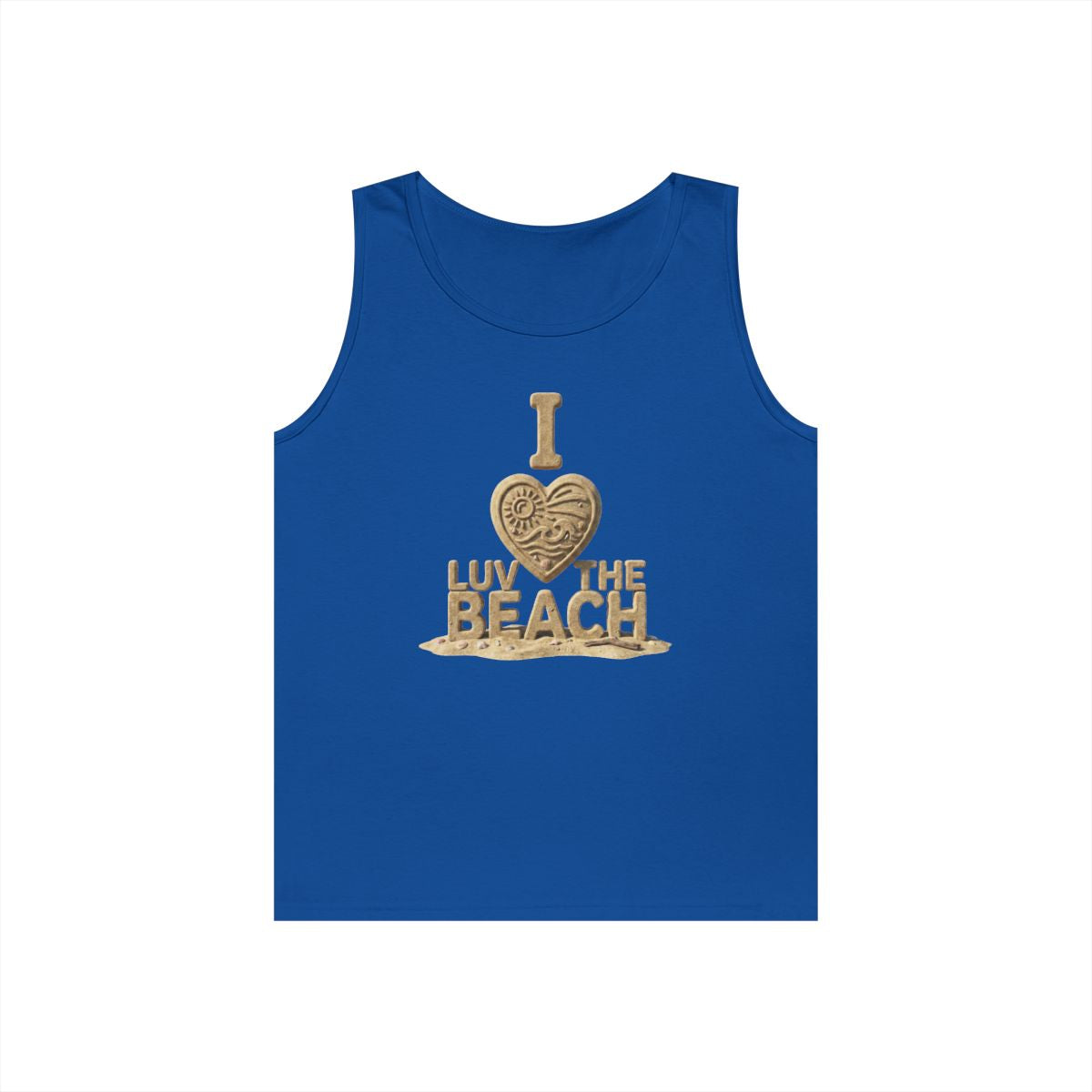 Color: Royal | I Luv The Beach Tank Top
