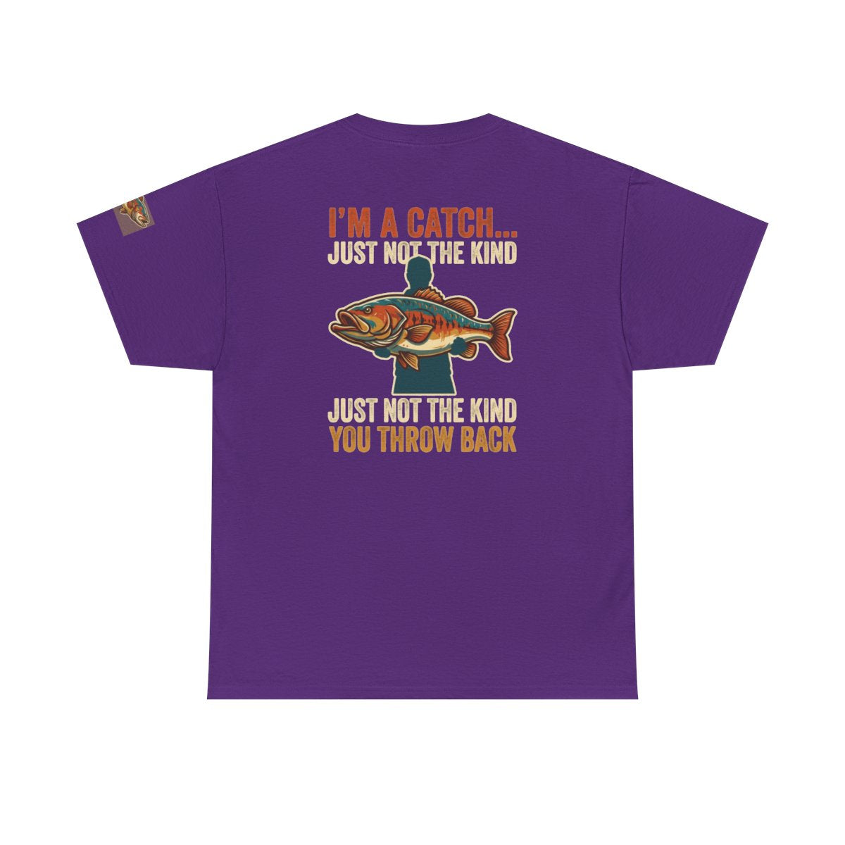 Color: Purple | I'm A Catch Premium Graphic Tee