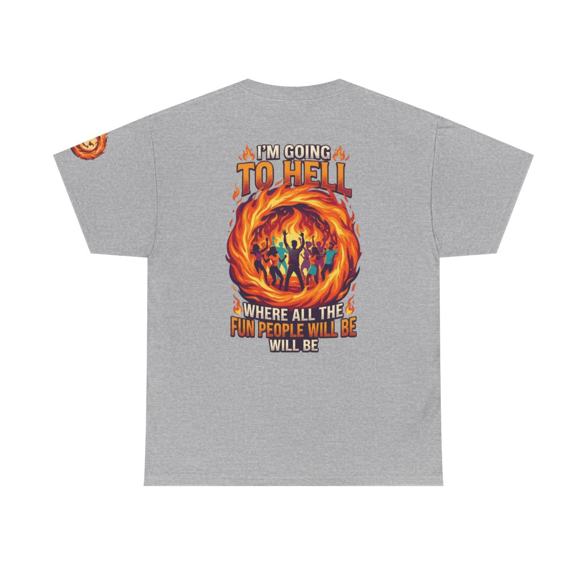 Color: Sport Grey | I'm Going to Hell Premium Graphic Tee