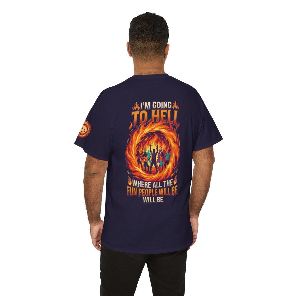 Color: Blackberry | I'm Going to Hell Premium Graphic Tee