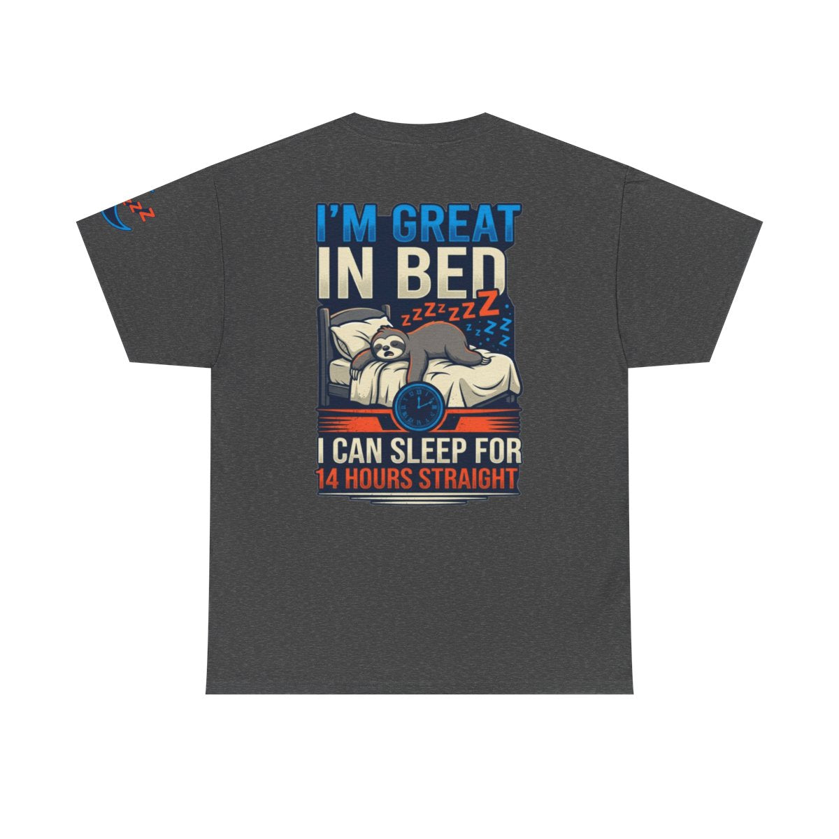 Color: Dark Heather | I'm Great In Bed Premium Graphic Tee