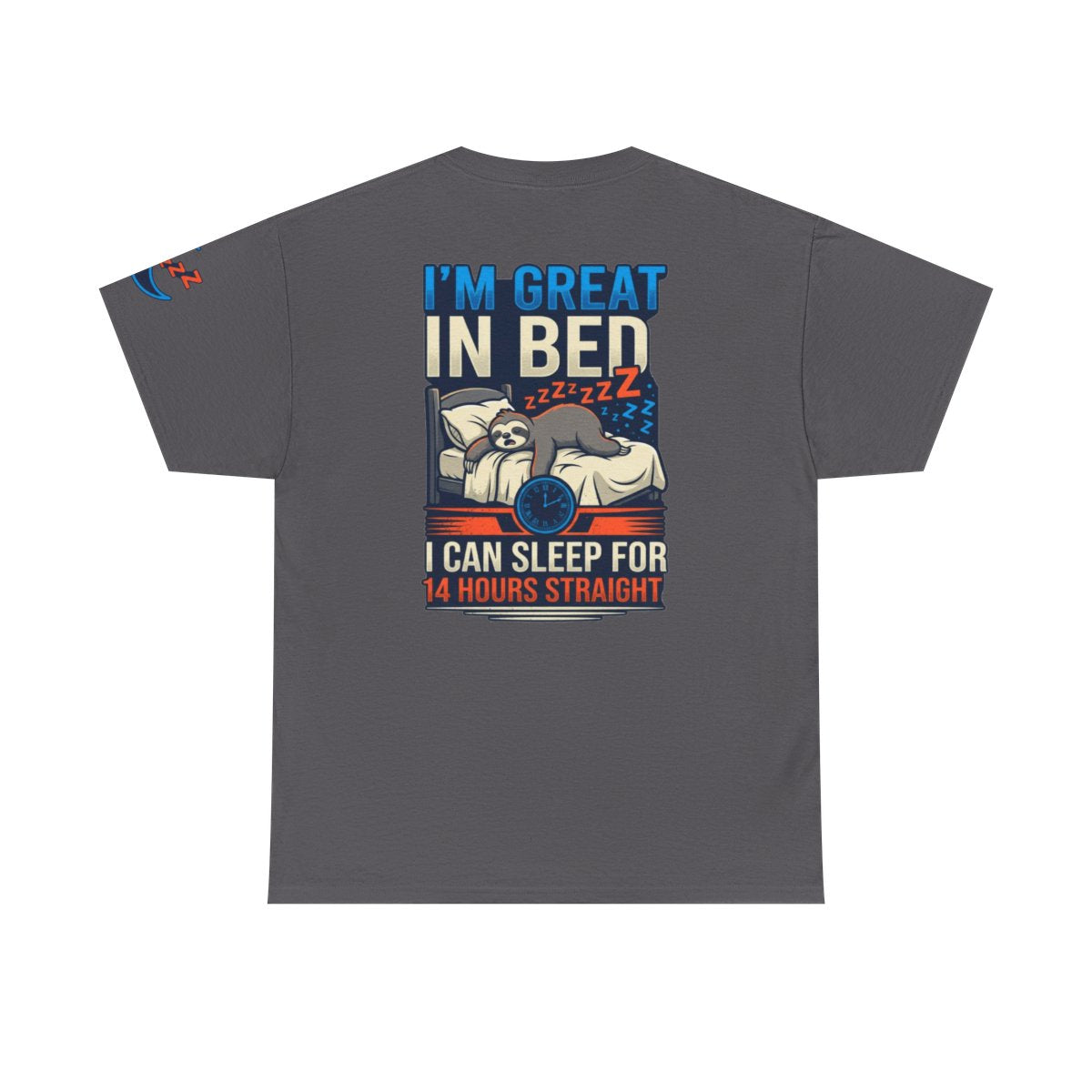 Color: Charcoal | I'm Great In Bed Premium Graphic Tee