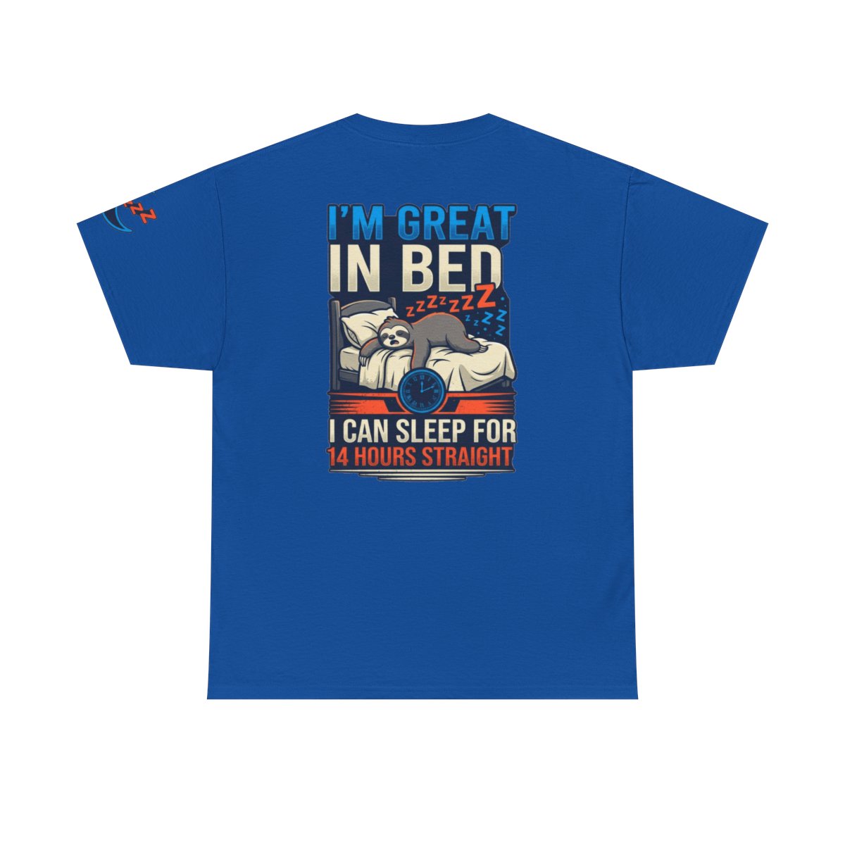 Color: Royal | I'm Great In Bed Premium Graphic Tee