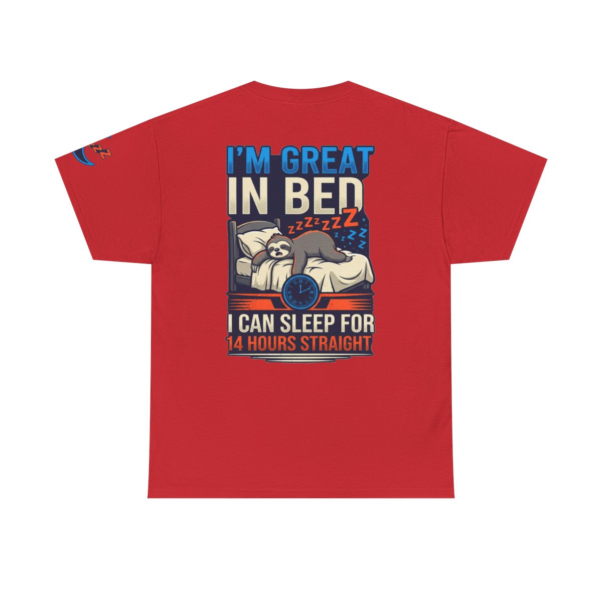 Color: Red | I'm Great In Bed Premium Graphic Tee