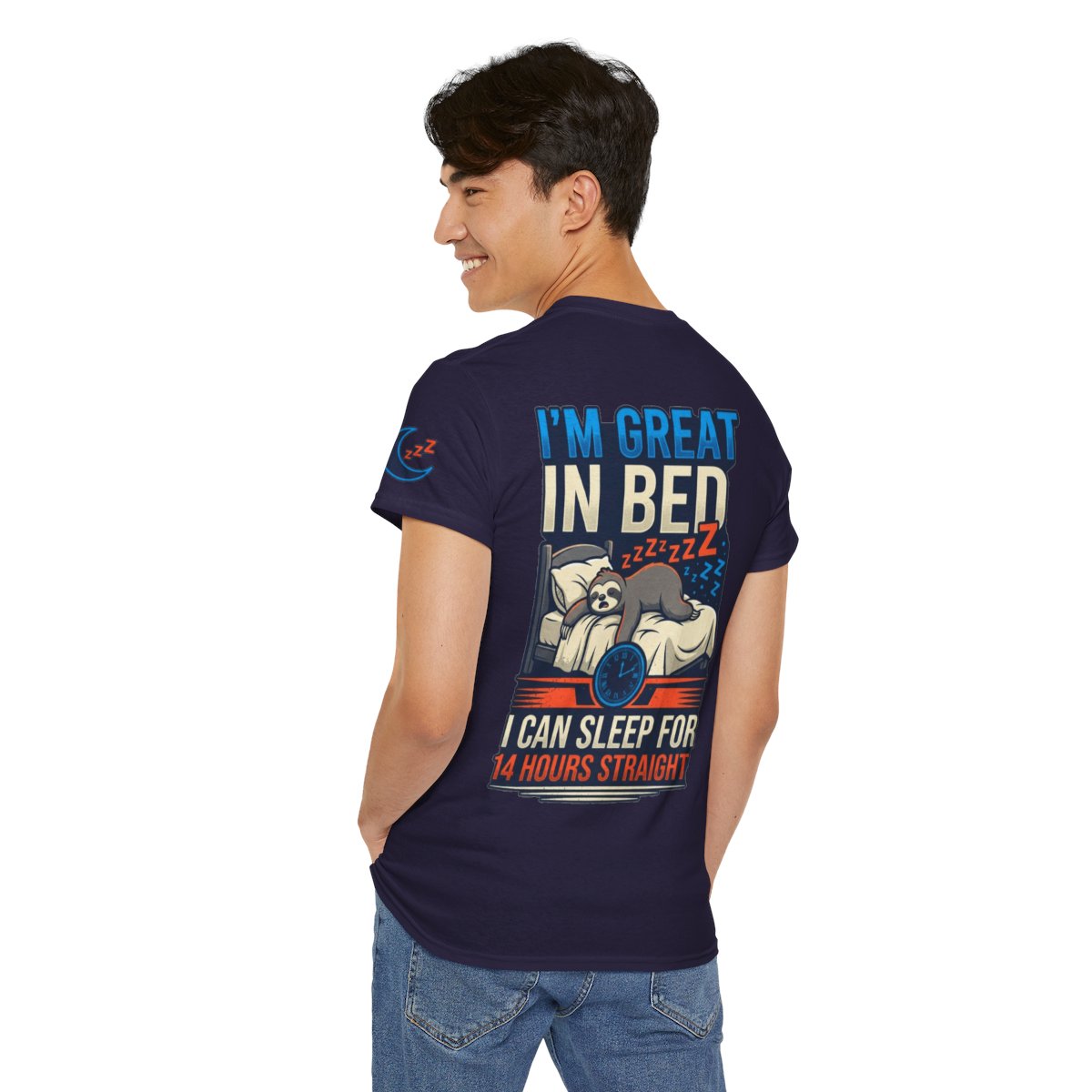 Color: Blackberry | I'm Great In Bed Premium Graphic Tee