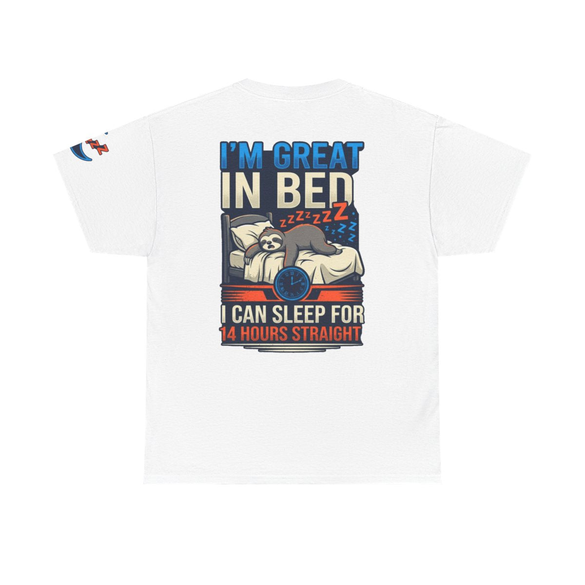 Color: White | I'm Great In Bed Premium Graphic Tee