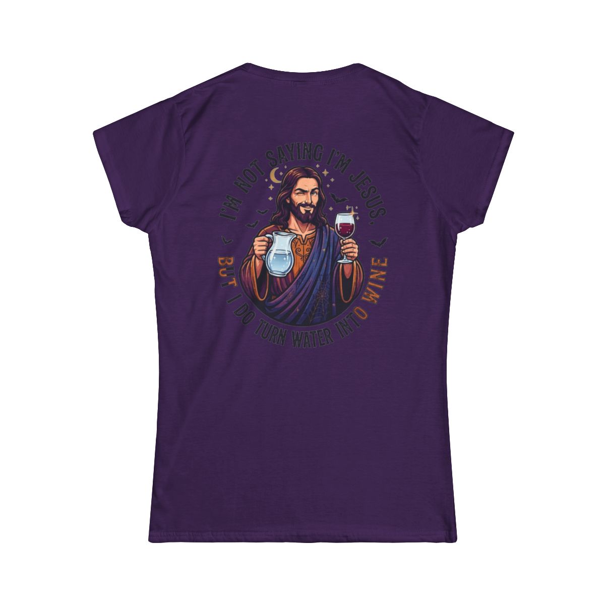 Color: Purple | I'm Not Saying I'm Jesus Women's Tee