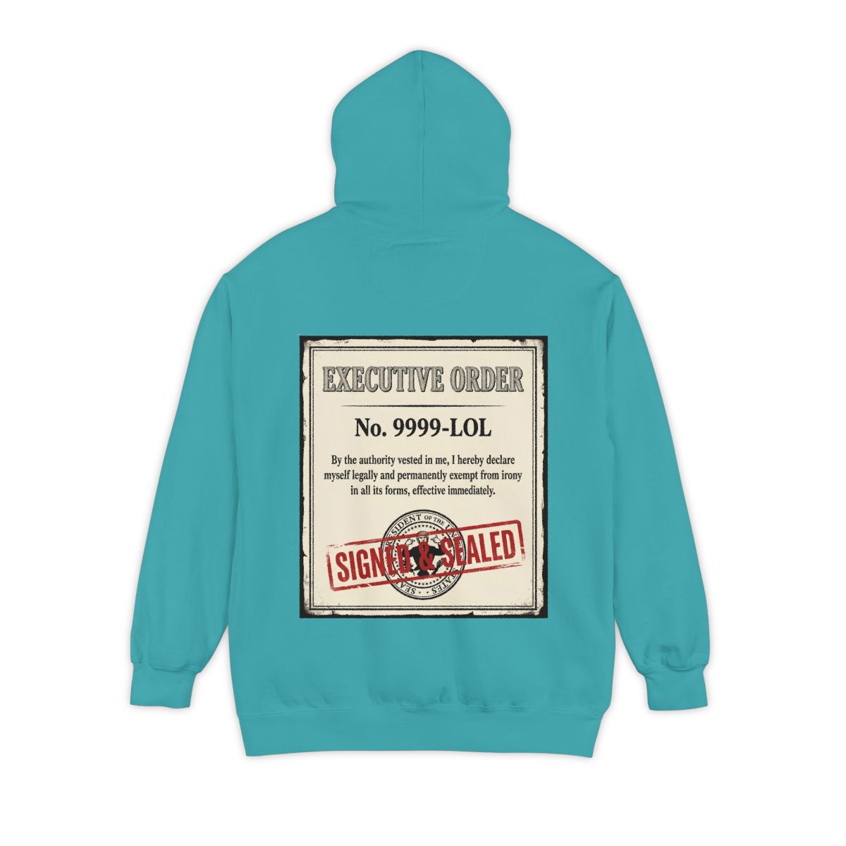 Color: Seafoam | Irony Free Garment-Dyed Hoodie