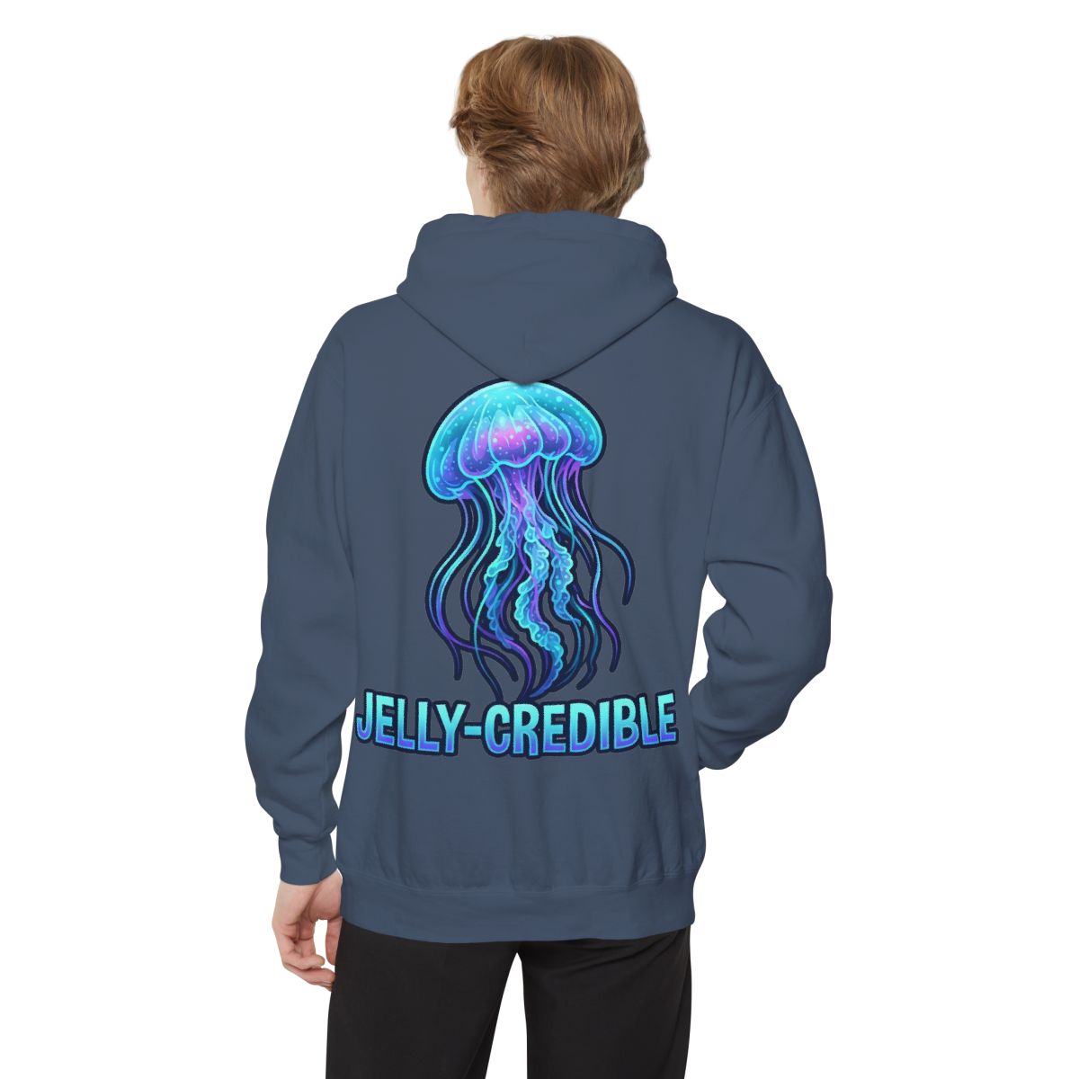 Color: Denim | Jelly Credible Garment-Dyed Hoodie
