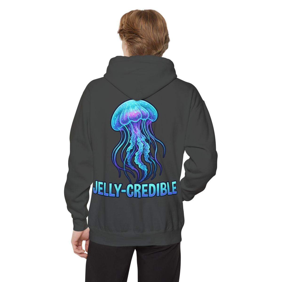 Color: Pepper | Jelly Credible Garment-Dyed Hoodie