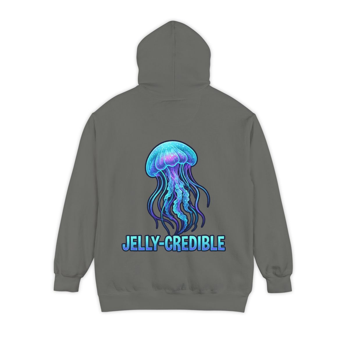 Color: Grey | Jelly Credible Garment-Dyed Hoodie
