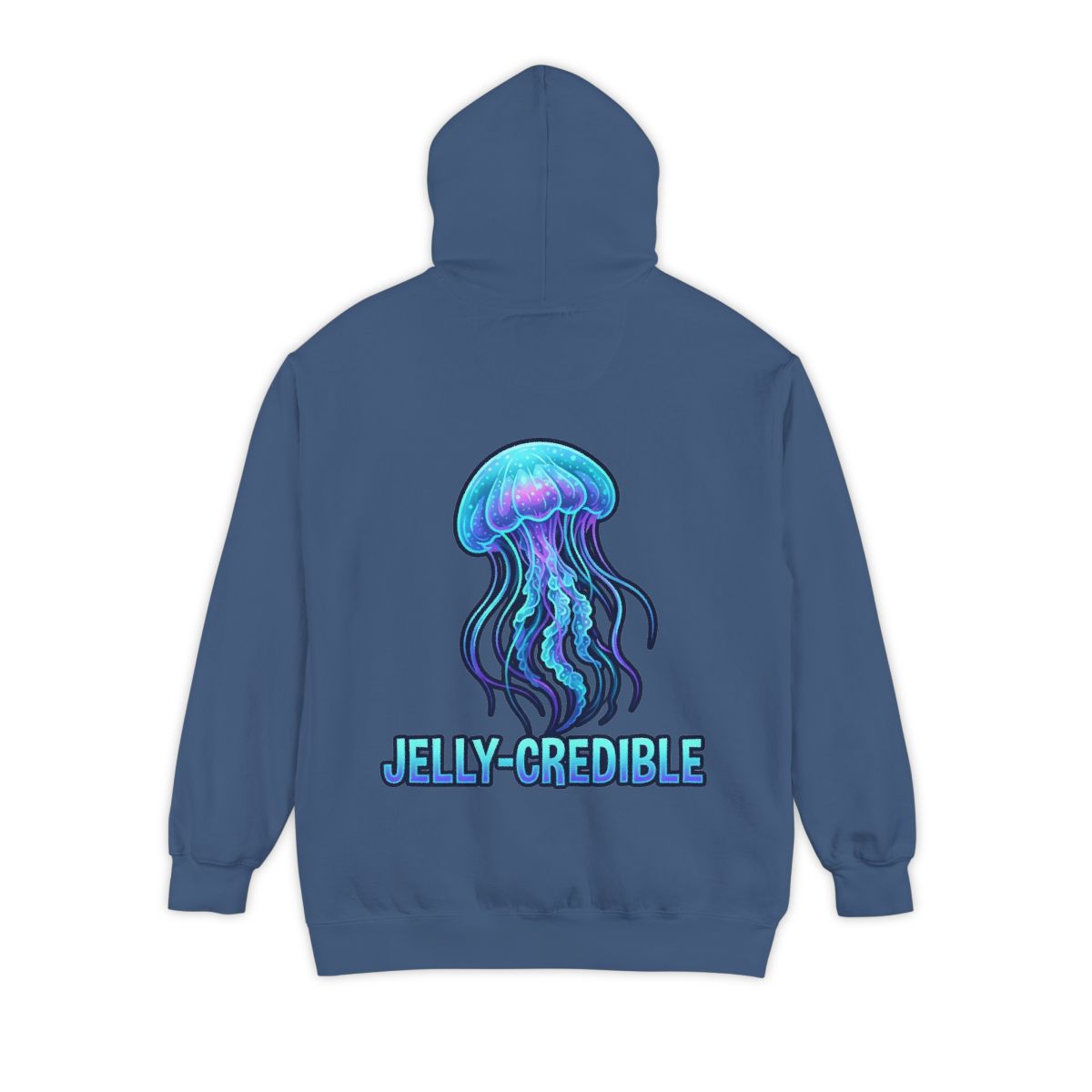 Color: True Navy | Jelly Credible Garment-Dyed Hoodie