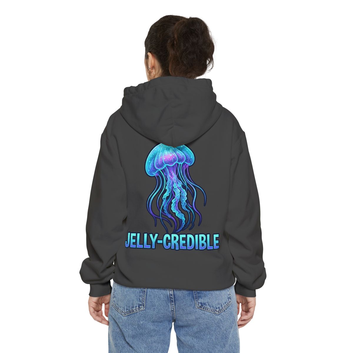 Color: Pepper | Jelly Credible Garment-Dyed Hoodie