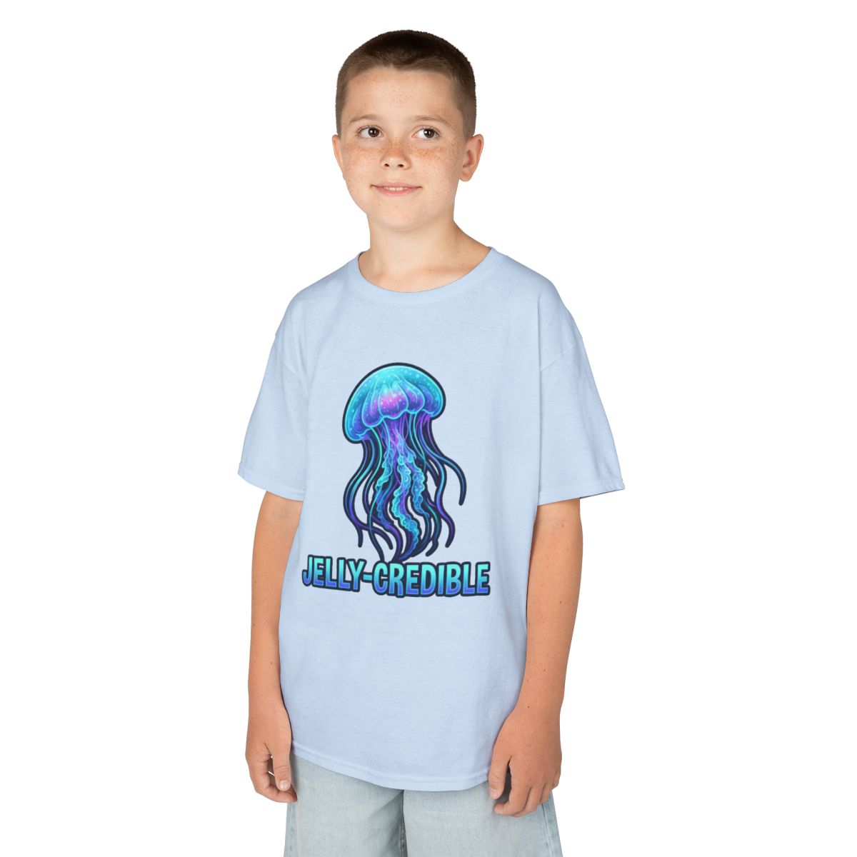 Color: Light Blue | Jelly Credible Kids Tee
