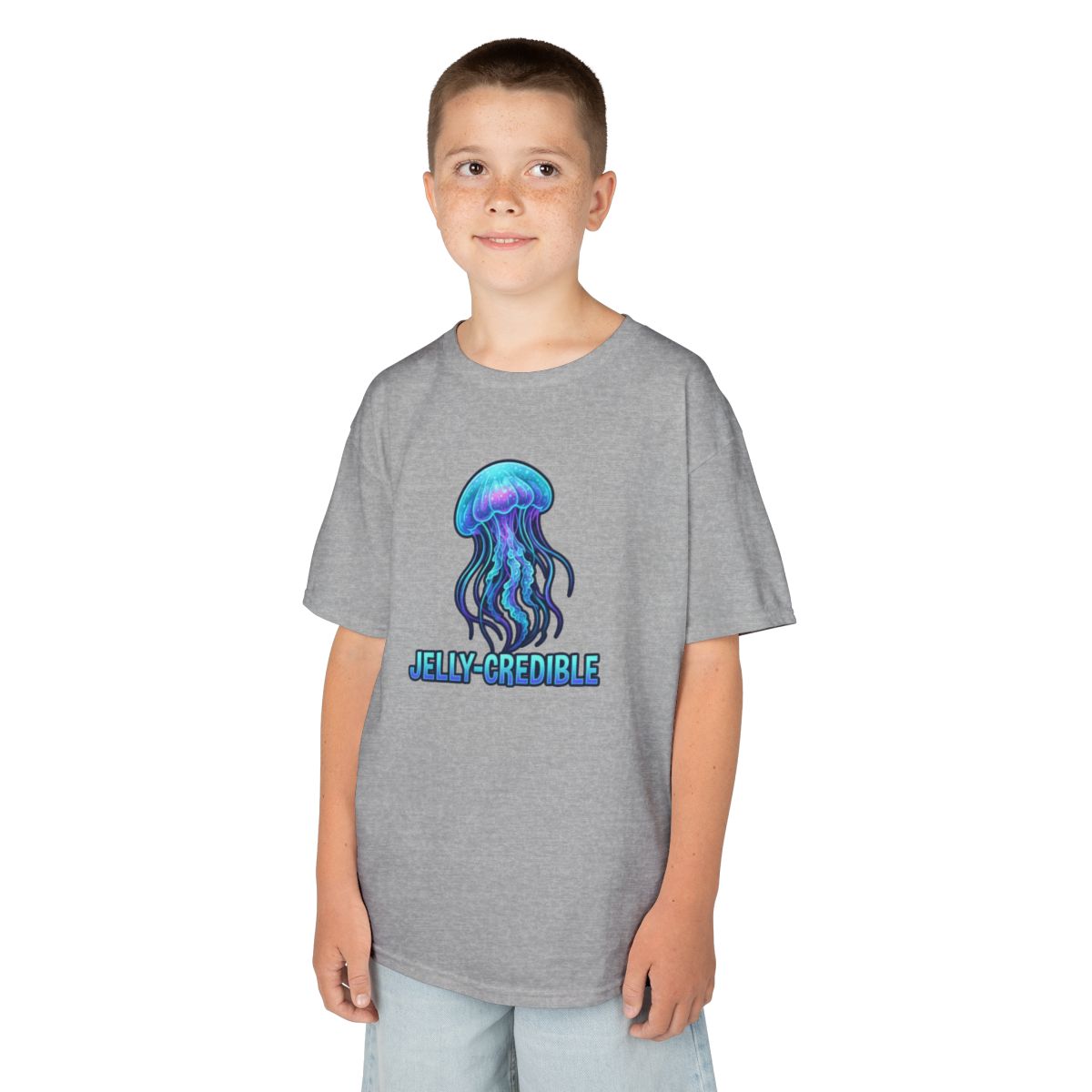 Color: Sport Grey | Jelly Credible Kids Tee