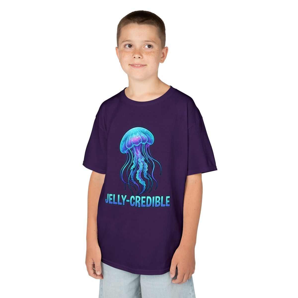 Color: Purple | Jelly Credible Kids Tee