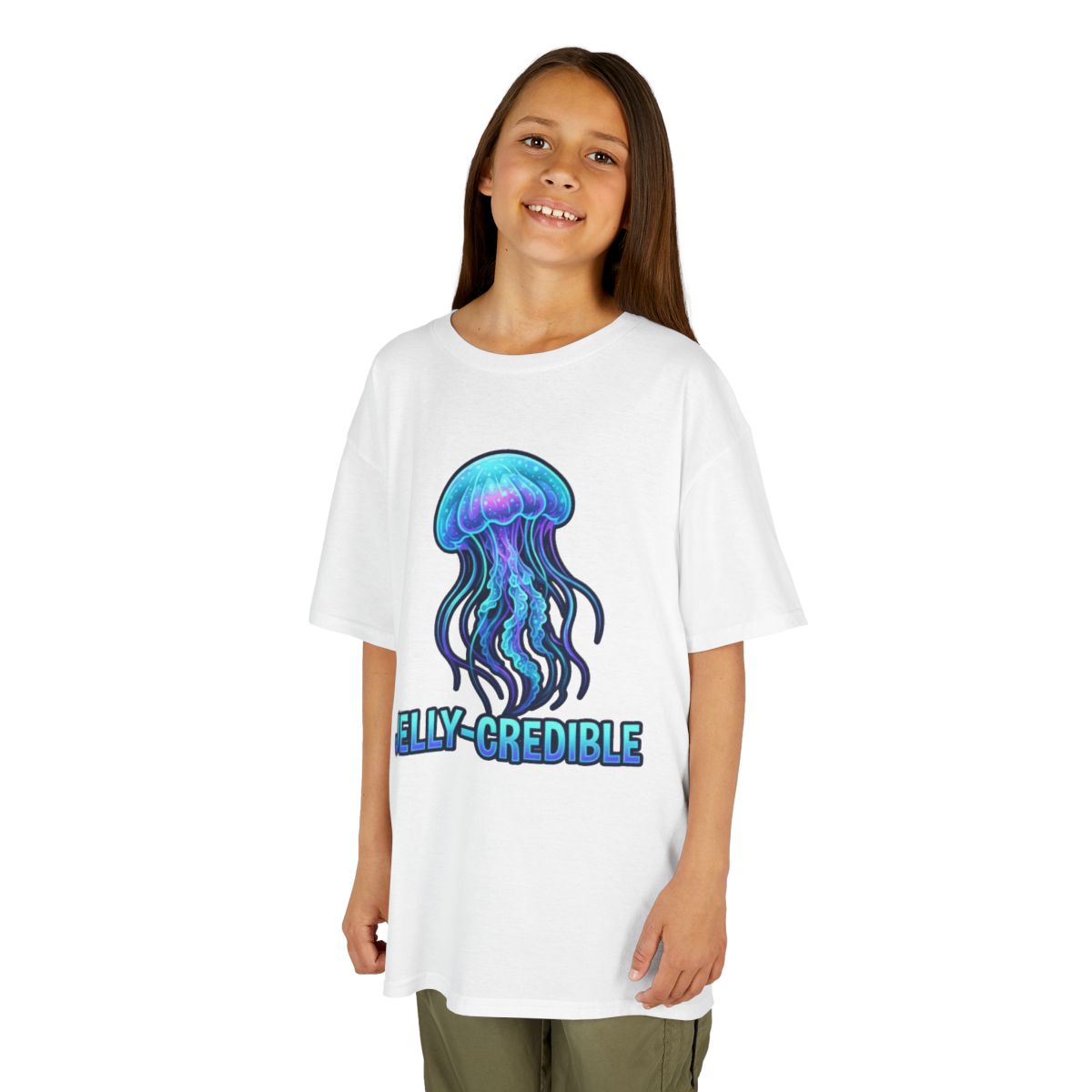 Color: White | Jelly Credible Kids Tee